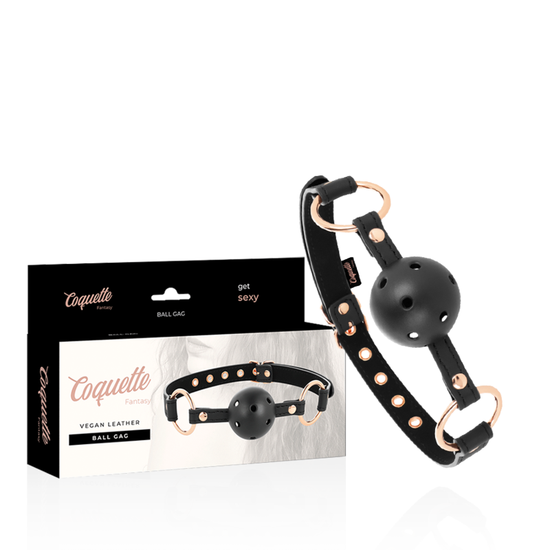 Coquette Fantasy-Fantasy Mundtuch mit atmungsaktiven Ball-Metall · Sextoys
