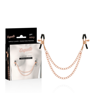 Coquette Fantasy-Fantasy-Metallteppich für Brustwarzen · Spielzeug aus Glas & Metall