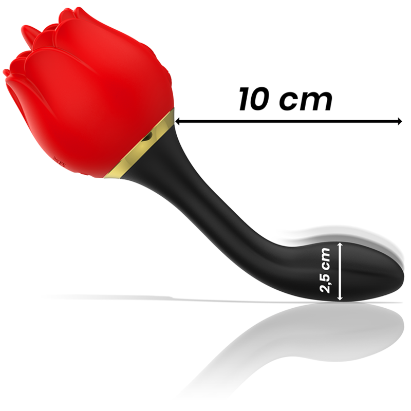 Mia-Prag Double Pleasure Leck + Anal-Silikon, 10 Geschwindigkeiten · Vibratoren (Bild 3)
