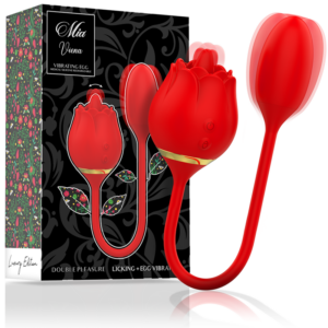 Mia-Wien Stimulator Doppelschleifer + Ei Vibrator-Silikon, 10 · Vibratoren