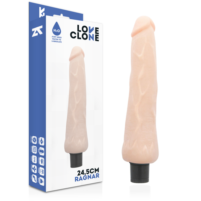 Loveclone-Ragnar mit Selbstschmierung Vibrator 24.5 Cm -o- 3.5 cm · Vibratoren