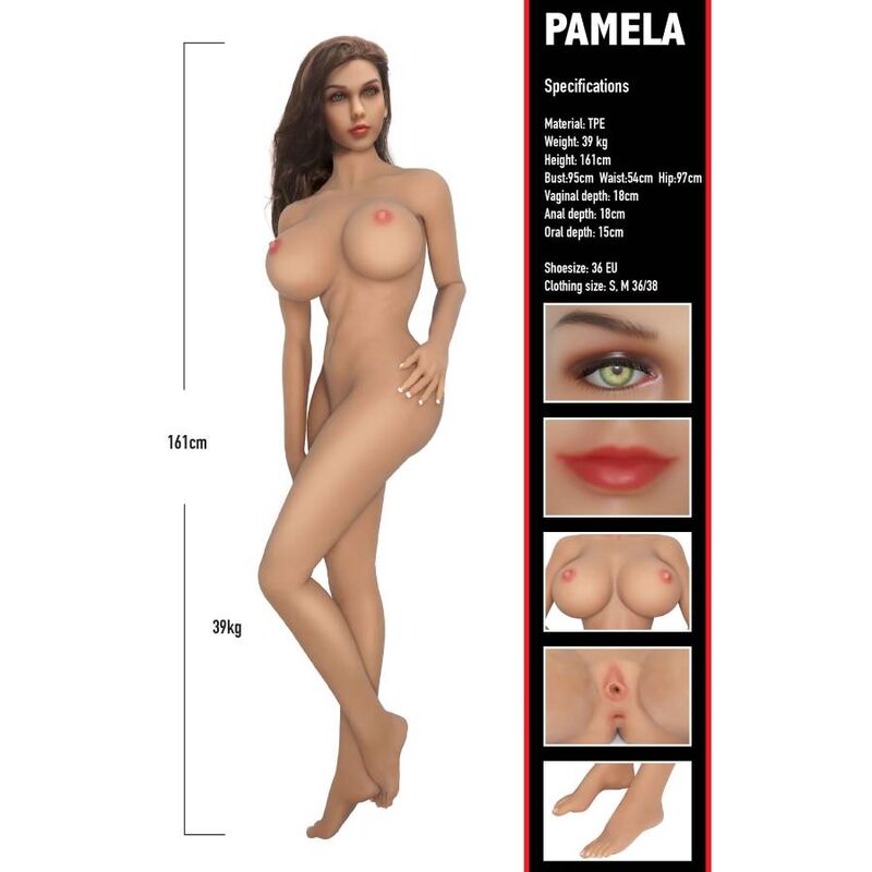 Hidden Desire-Banger Babe Pamela-TPE, USB, Wasserdicht · Sextoys (Bild 2)