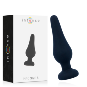 Intense Anal Toys-Analplug Pio S Schwarz Silikon 9.8 Cm · Sextoys