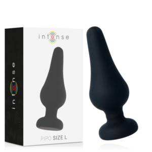 Intense Anal Toys-Pio L Analplug Silikon Schwarz, 13 Cm · Sextoys