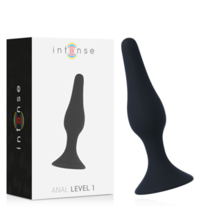 Intense Anal Toys-Analstufe 1 10.5cm Schwarz-Silikon · Sextoys