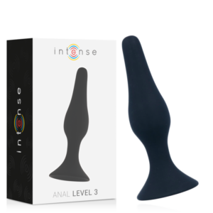 Intense Anal Toys-Analniveau 3 12.5CM Schwarz-Silikon · Sextoys