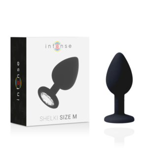 Intense Anal Toys-Shelki M Analplug Schwarz-Silikon, Wasserdicht · Sextoys (Bild 4)