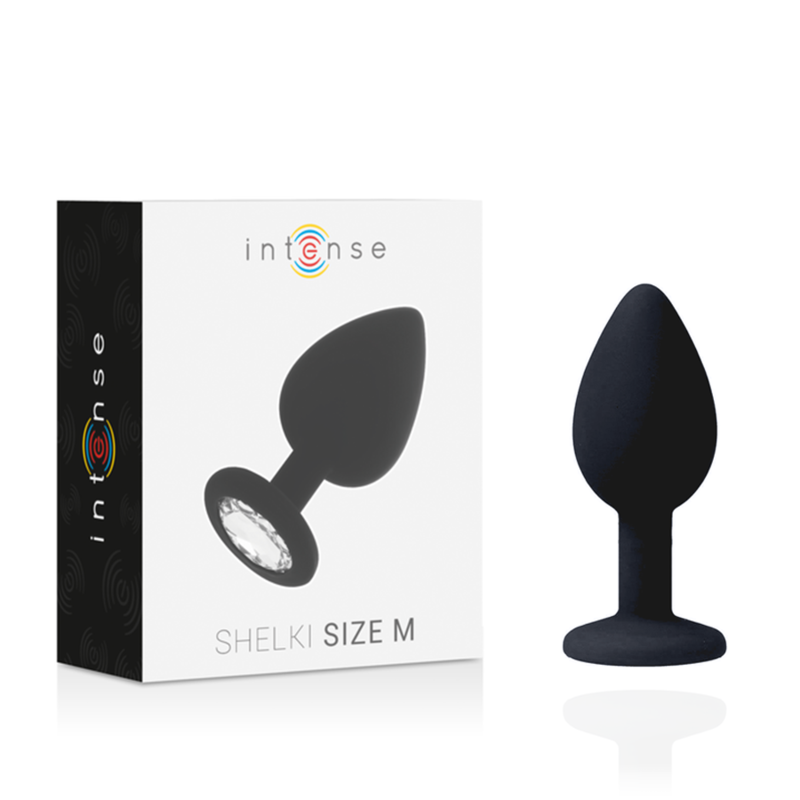 Intense Anal Toys-Shelki M Analplug Schwarz-Silikon, Wasserdicht · Sextoys (Bild 4)
