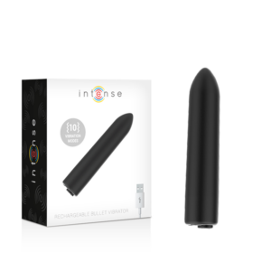 Intense Fun Toys-Bullet Vibrator wiederaufladbar, 10 Modi-10 Stufen