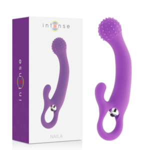 Intense High Tech-Naila Vibrator aus Silikon Flieder