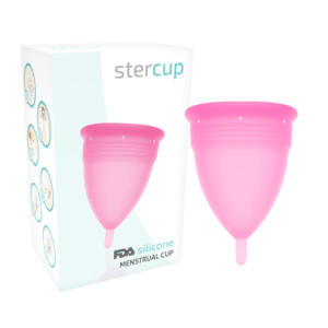 Stercup-Menstruationsbecher aus Silikon Fda Rosa – Größe L · Oralsex & Körperspiele (Bild 5)