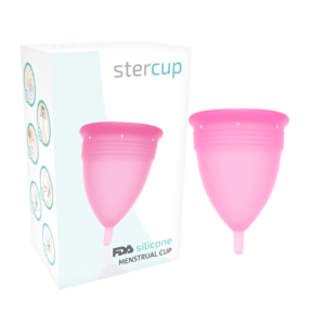 Stercup-Menstruationsbecher aus Silikon Fda Rosa – Größe S · Oralsex & Körperspiele (Bild 5)