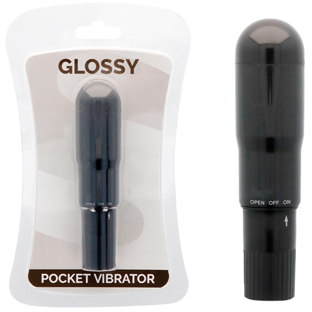 Glossy-Taschenvibrator aus ABS, wasserdicht