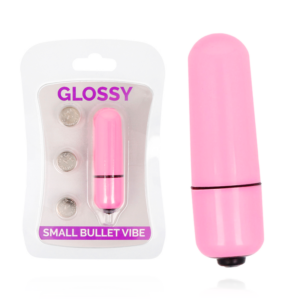 Glossy-Kleiner Bullet-Vibrator Intensiv-Rosa-ABS, 3 Stufen, wasserdicht