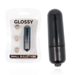 Glossy-Small Bullet Vibe Schwarz-ABS, 3 Geschwindigkeiten, Wasserdicht · Vibratoren