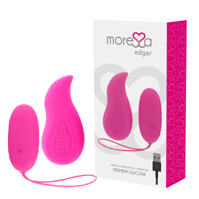 Moressa-Edgar Premium Silikon mit Fernbedienung-12 Geschwindigkeiten · Vibratoren (Bild 2)