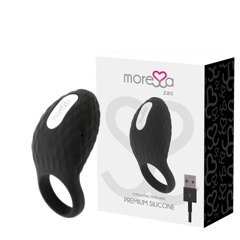 Moressa-Zac Premium Ring Vibrator Wiederaufladbar-Silizium, 7 Geschwindigkeiten · Vibratoren (Bild 3)
