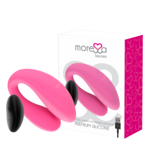 Moressa-Lauren Paar-Stimulator mit Fernbedienung-Silikon