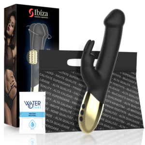 Ibiza Technology-Vibrator Rotationsrabbit-Silizium, 10 Geschwindigkeiten, USB · Vibratoren