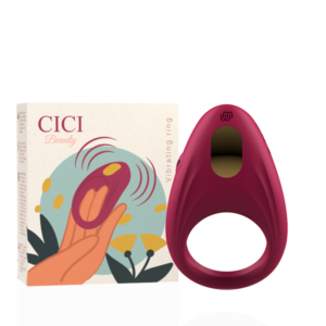 Cici Beauty-Premium Vibro-Ring aus Silikon-7 Stufen