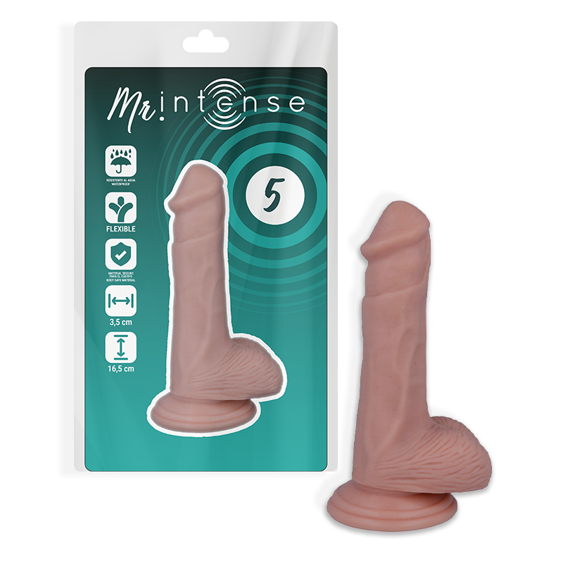 Mr. Intense Dildos-5 Realistischer Penis 16.5 Cm -o- 3.5 Cm-PVC, Saugnapf · Strap-on & Harness (Bild 7)