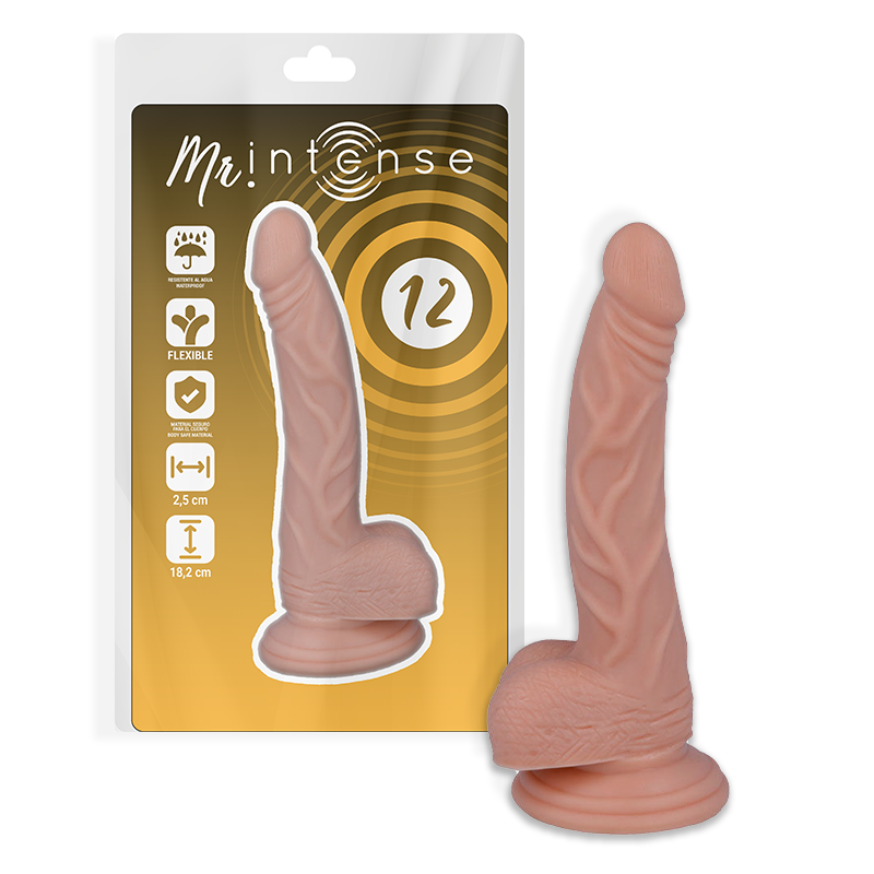 Mr. Intense Dildos-12 Dildo Realistisch 18.2 Cm -o- 2.5 Cm-PVC · Strap-on & Harness (Bild 7)