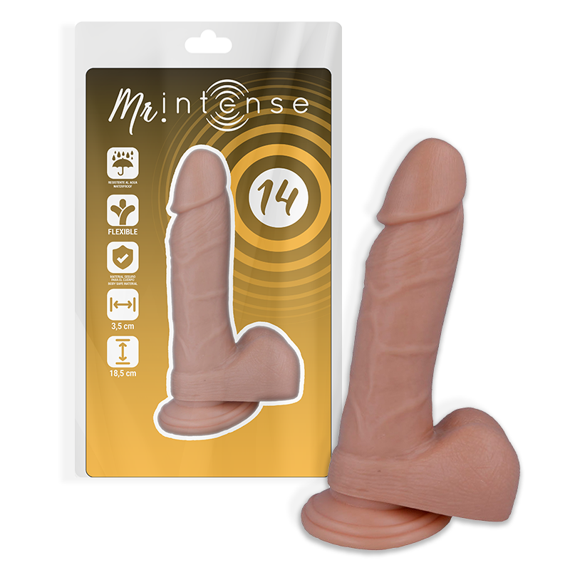Mr. Intense Dildos-14 Dildo Realistisch 18.5 Cm -o- 3.8 Cm-PVC · Strap-on & Harness (Bild 4)