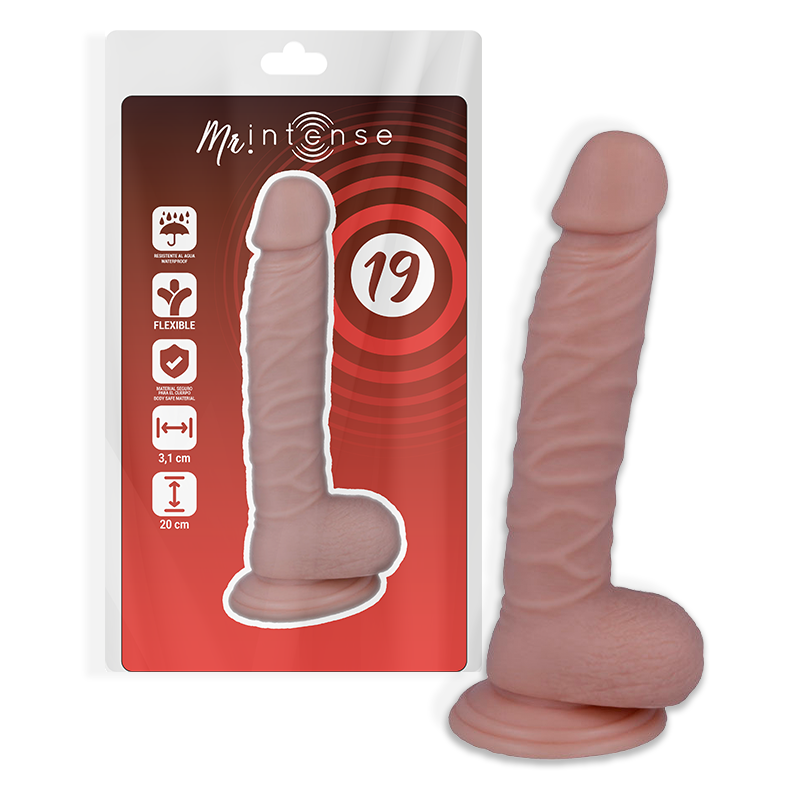 Mr. Intense Dildos-19 Dildo Realistisch 20 Cm -o- 3.1 Cm-Saugnapf · Strap-on & Harness (Bild 7)