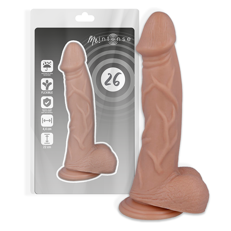 Mr. Intense Dildos-26 Dildo Realistisch 22 Cm -o- 4.4 Cm-Saugnapf · Strap-on & Harness (Bild 7)