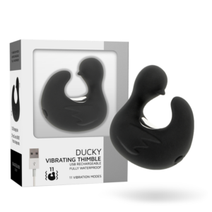 Black&silver-Duckymania Ditale stimulierend aus Silikon · Vibratoren (Bild 8)