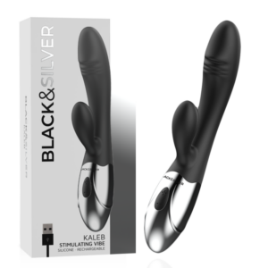 Black&silver-Kaleb Vibrator stimulierend-Silikon, 10 Geschwindigkeiten · Vibratoren (Bild 6)