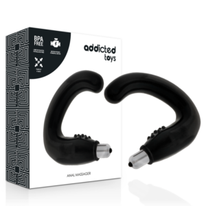 Addicted Toys-Stimulator anal für Schwarz-TPR Prostata · Sextoys (Bild 4)