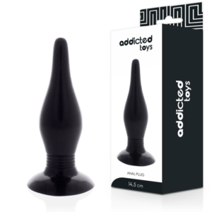 Addicted Toys-Analplug 14.5 Cm Schwarz-TPR · Sextoys (Bild 4)