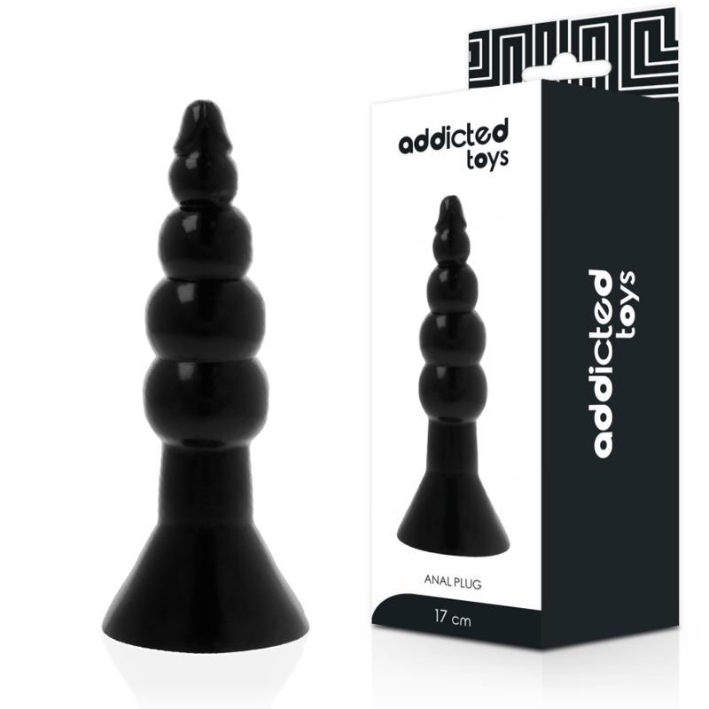Addicted Toys-Analplug 17 Cm Schwarz-TPR · Sextoys (Bild 4)