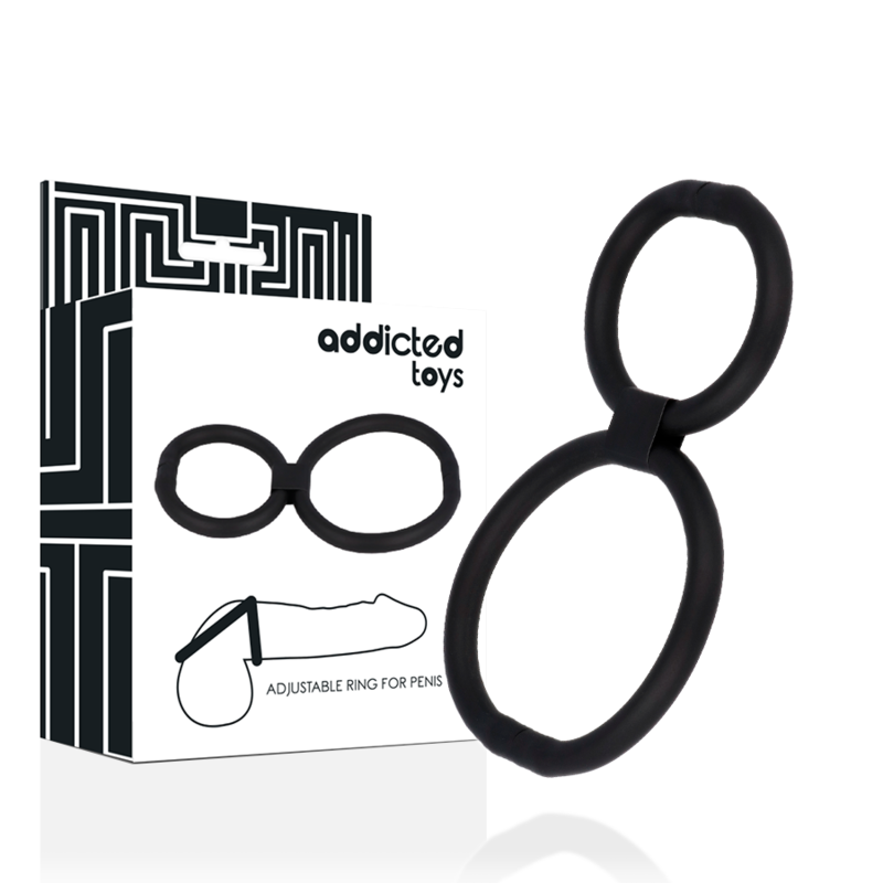 Addicted Toys-Einstellbare Ringe für Penis-Silikon · Sextoys (Bild 2)