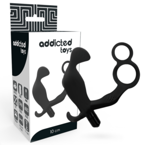 Addicted Toys-Analplug mit Doppel Penisring und Hoden · Sextoys (Bild 5)