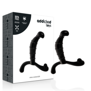 Addicted Toys-Analmassage für Schwarz-TPR Prostata · Sextoys (Bild 4)