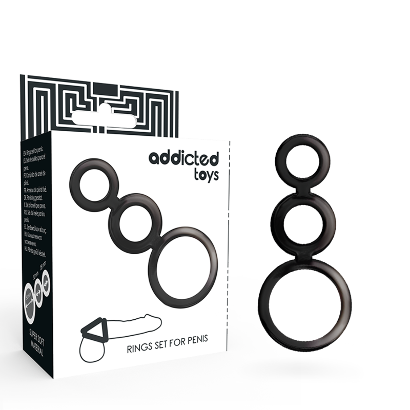 Addicted Toys-Penisring-Set – Smoked · Sextoys (Bild 5)
