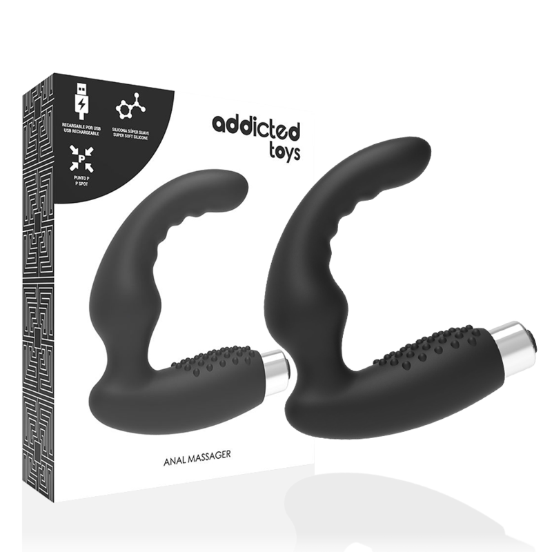 Addicted Toys-Vibrator Prostata Wiederaufladbar Modell 2 · Sextoys (Bild 2)