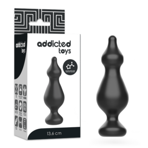 Addicted Toys-Analplug 13.6 cm Schwarz-Silikon · Sextoys (Bild 6)