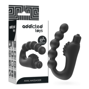 Addicted Toys-Prostata-Anal-Massager mit Vibrationen-Silikon · Sextoys (Bild 6)