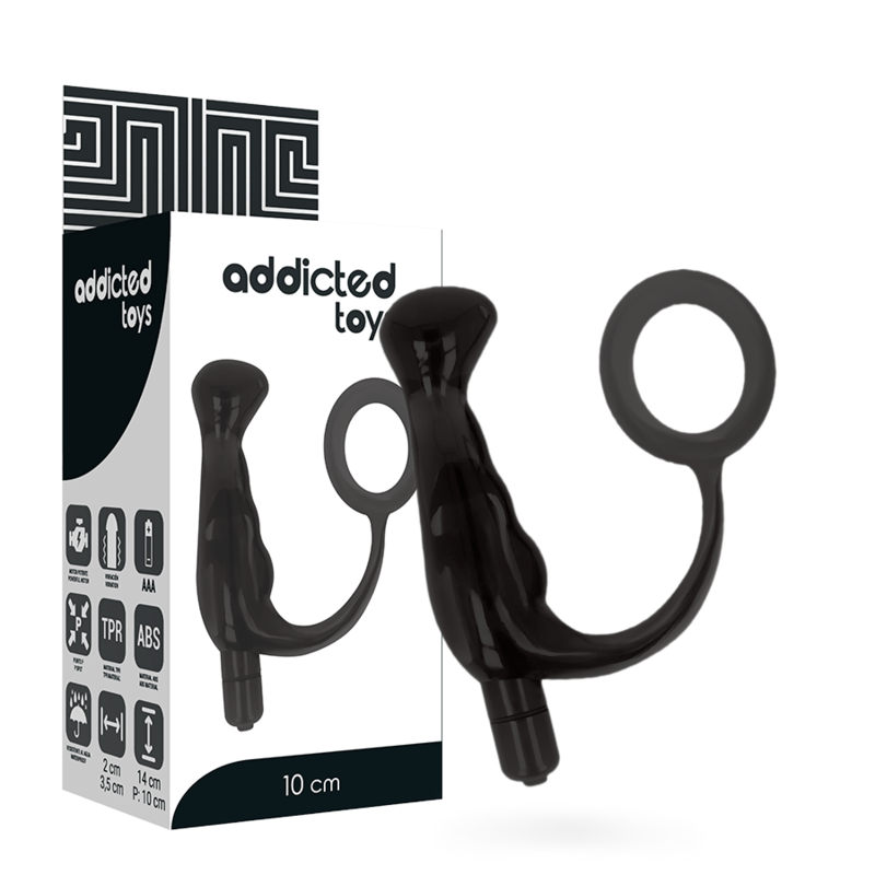 Addicted Toys-Vibrator Prost Tico Black 10 cm-Silikon · Sextoys (Bild 4)