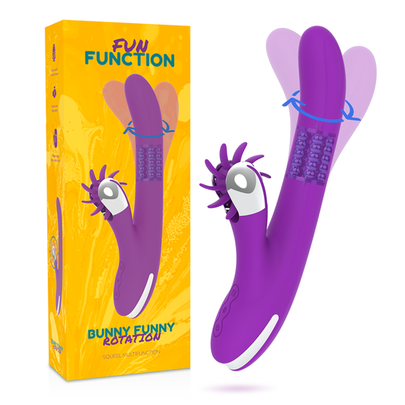 Fun Function-Bunny Funny Drehung 2.0-Silikon, 7 Geschwindigkeiten · Vibratoren