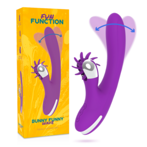 Fun Function-Bunny Funny Wave 2.0-Silikon, 7 Geschwindigkeiten, Wiederaufladbar · Vibratoren