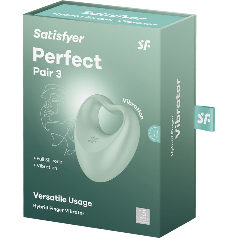 Satisfyer Vibrator-Perfect Pair 3 Grün-Silikon, 12 Geschwindigkeiten · Sextoys (Bild 2)