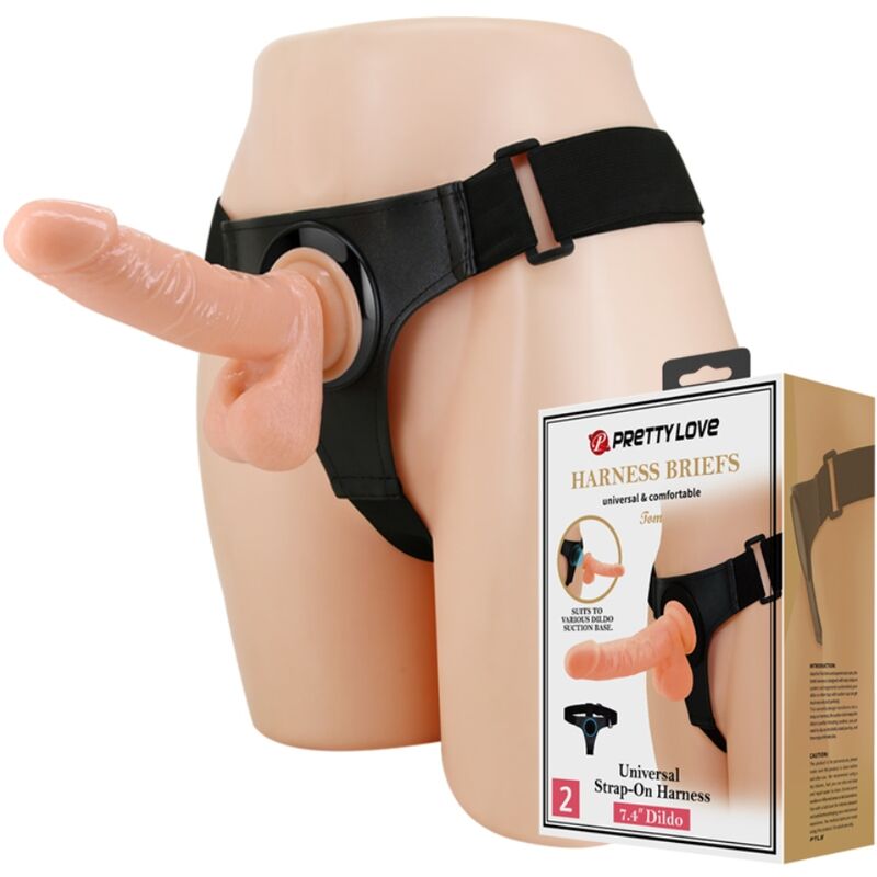 Harness Collection-Slip Universale Harness mit Dildo Tom 20 cm · Strap-on & Harness (Bild 10)