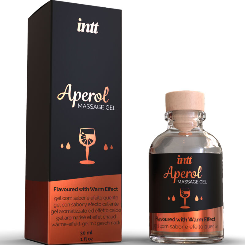 Intt Massage & Oral Sex-Gel Massage und Oral Sex Aperol, Effekt · Kosmetika & Aphrodisiaka (Bild 3)