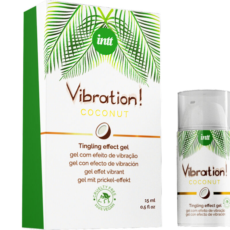 Intt Vegan Line-Vibrierendes Gel stimulierend Vegano mit Aroma von Cocco · Aphrodisiaka für Frauen (Bild 2)