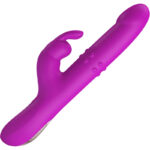 High Tech-Reese Vibrator Rabbit mit Lila-Silikon-Rotation, 12 Geschwindigkeiten · Vibratoren