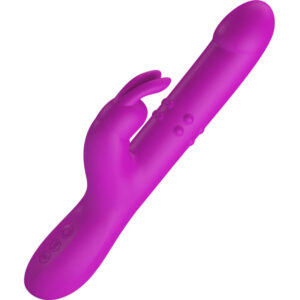 High Tech-Reese Vibrator Rabbit mit Lila-Silikon-Rotation, 12 Geschwindigkeiten · Vibratoren (Bild 9)